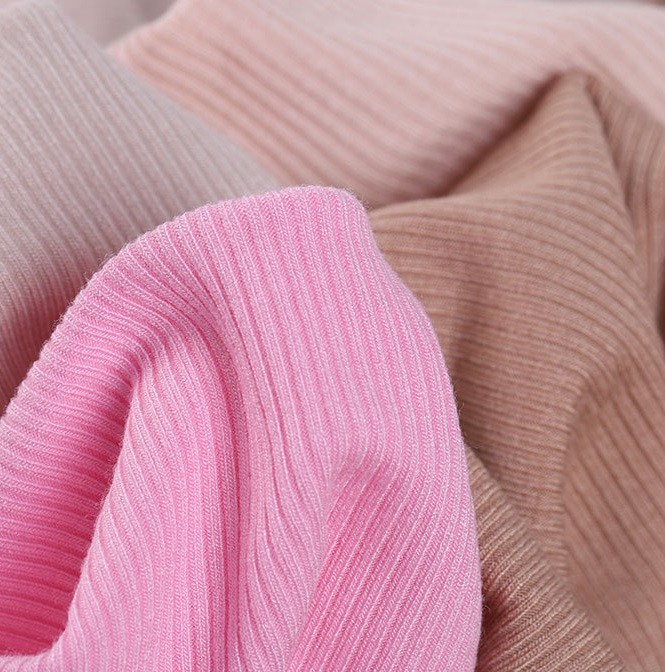 Modal Cotton Spandex 2x2 Rib Fabric