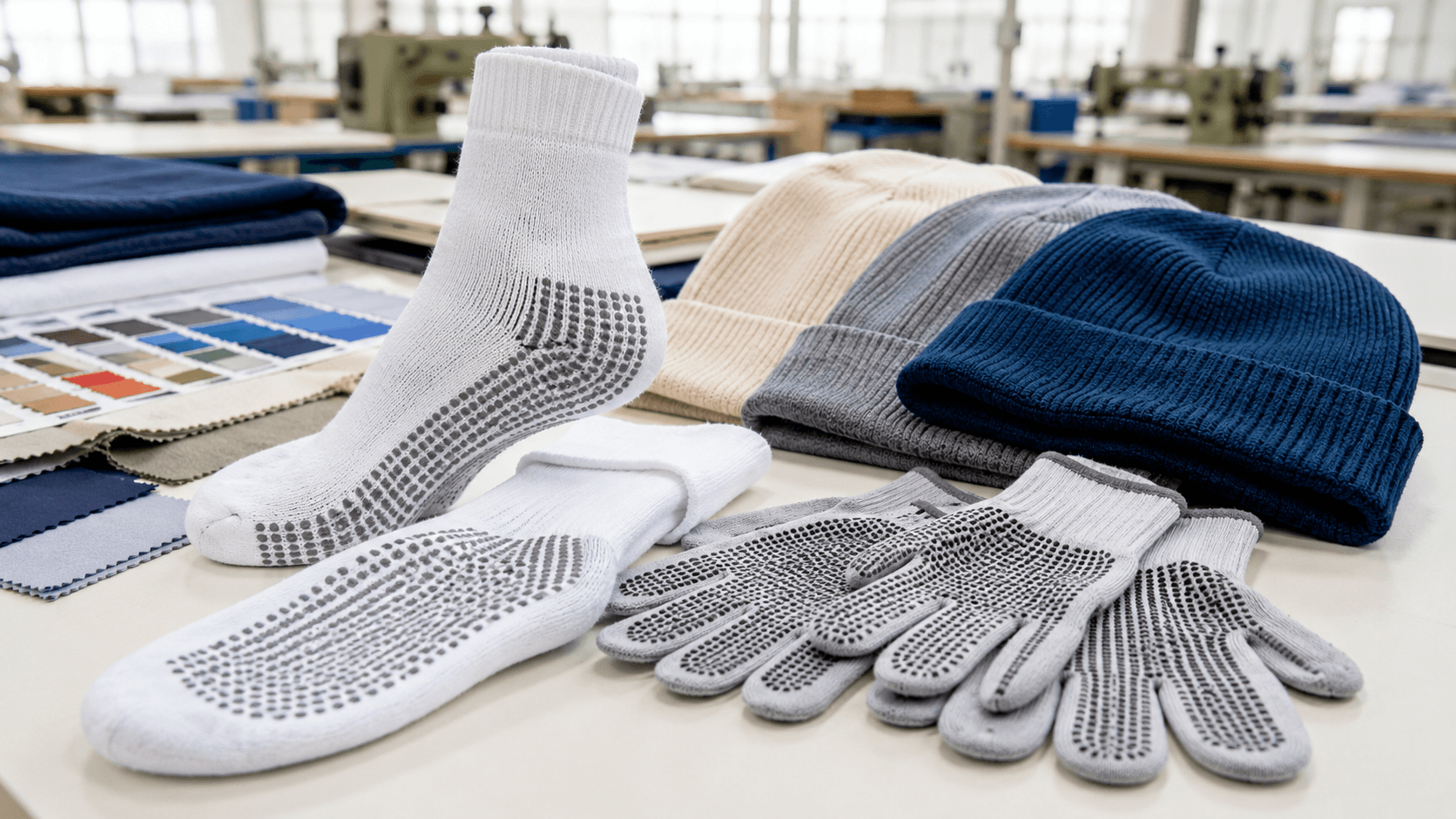 Custom Grip Socks, Gloves and Hats from China: What Buyers Should Confirm