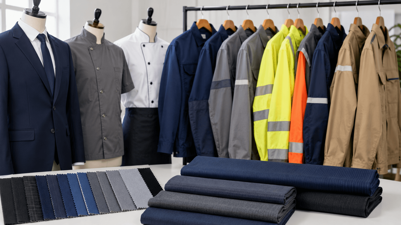How to Choose Suiting Fabric for Uniform and Workwear Production