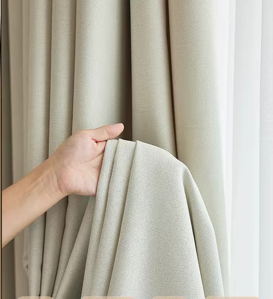Heavyweight Triple-Weave Blackout Curtain Fabric