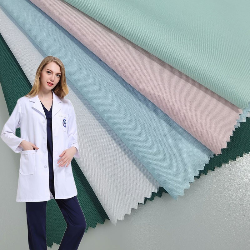 Polyester Cotton Twill Fabric for Medical Uniforms