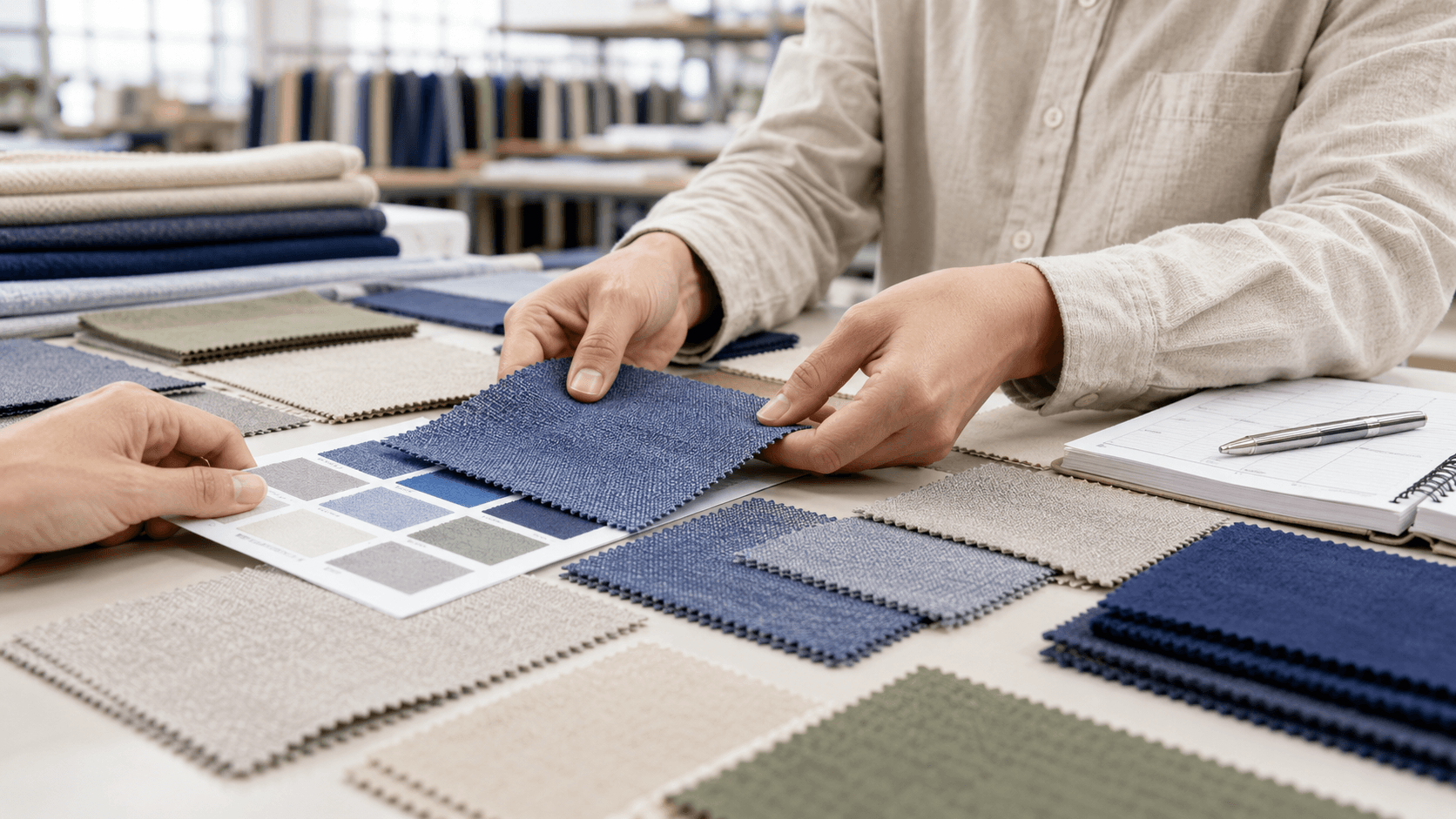 How Fabric Sample Matching Works with a China Fabric Supplier